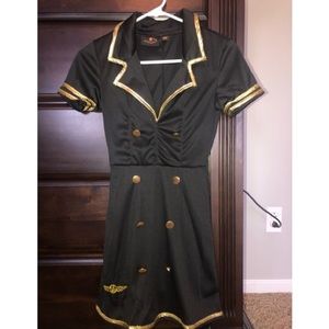 Flight attendant/pilot costume